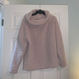A new day light pink long sleeve sweater